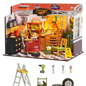 Robotime Rolife Miniature Kit DIY Garage Workshop