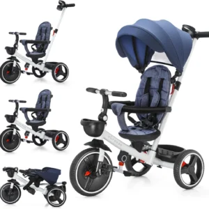 Ubravoo Baby Stroller Tricycle Ride Bike , Canopy